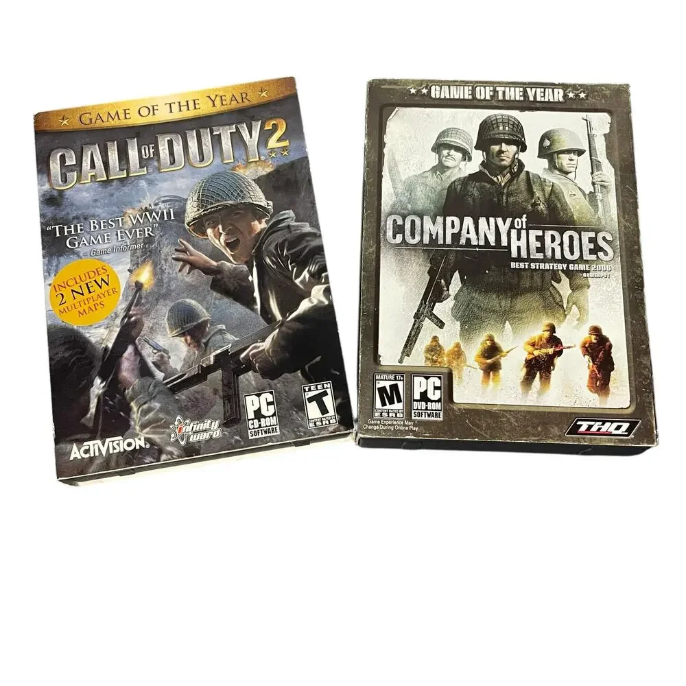 Lot of 10 PC Games FPS & Strategy | Medal of Honor, Call of Duty, Witcher, More